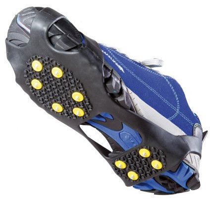 Nortec Carpe rutschfeste Ultra-leichte Street Made in Italy für Gehen in der Stadt auf EIS und Schnee, rutschfeste Vorrichtung für Schuhe mit Tasche, (L)