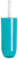 Excelsa Linea Bagno WC-Garnitur Ø10,5x34cm in blau, Polystyrol, 10.5 x 10.5 x 35 cm