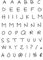 Efco Stempel Clear Alphabet Großbuchstaben A7 / 74 x 105 mm 55 Teile transparent, Kunststoff, farblos, 11 x 8 x 2 cm