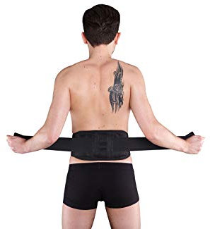 Innovativer Turmalin Rückenwärmer, Nierenwärmer, Rückenbandage (L)