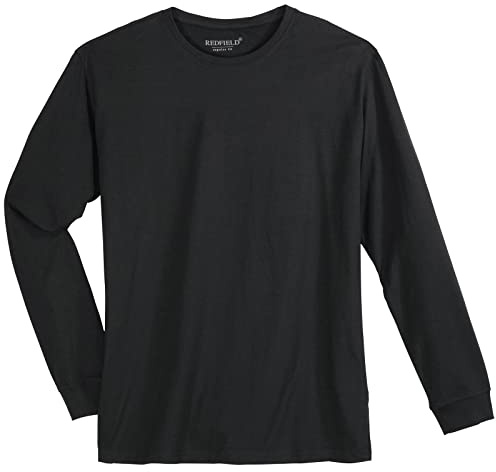 Redfield Schwarzes Langarmshirt Modell Harvey XXL