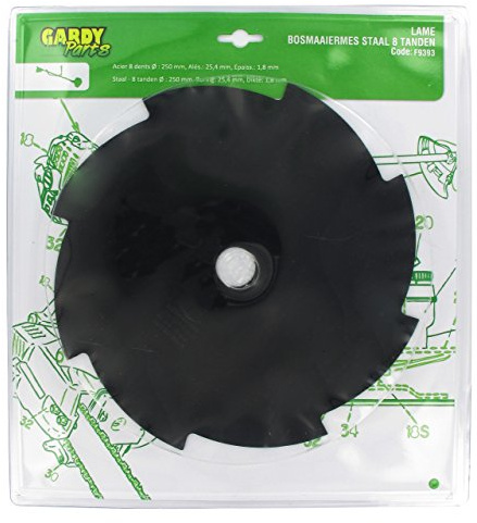 Greenstar 12611 Lame de rechange à 8 dents en Acier pour débroussailleuse 1202236