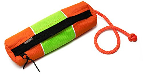 Mystique® Futterdummy Snackdummy Snack reflektierend (groß, orange-neongrün)