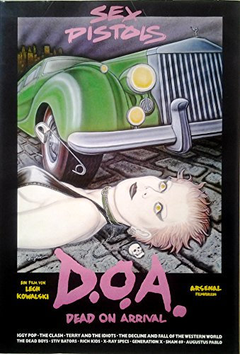 Sex Pistols: D.O.A. - Dead on Arrival (1981) | original Filmplakat, Poster [Din A1, 59 x 84 cm]