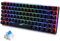 FELiCON x AJAZZ AK33 Tastiera da Gioco Meccanica Cablata USB, Blue Switch 80% Gaming Keyboard con Retroilluminazione LED RGB Chroma Compatto a 82 Tasti QWERTY Anti-ghosting per PC, Laptop, Mac-Nero