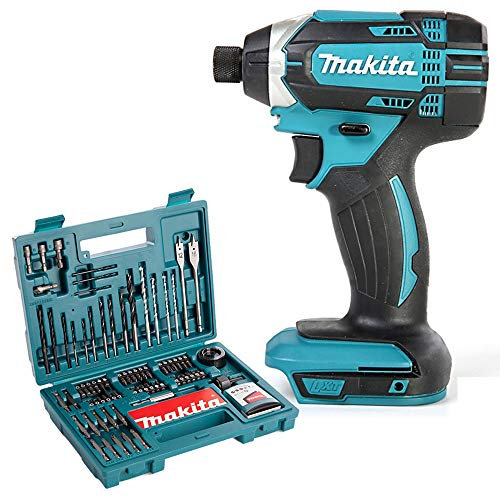 Makita DTD152 18V LXT Impact Driver with B-53811 100Pcs Drill & Screwdriver Set