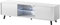 Selsey TV Schrank Board Sideboard Fernsehtisch Fernsehschrank 140 cm LED Beleuchtung Weiß Lefyr