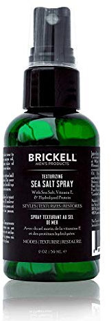 Brickell Men's Texturizing Sea Salt Spray - Natürlich & organisch - Alkoholfrei - Männer Texturspray für mehr Volumen und den ultimativen Surfer und Beachlook - Salzspray für Haare, 59 mL