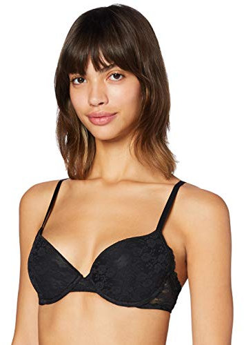 Iris & Lilly Damen Push-up BH Spitze, Schwarz, 85B