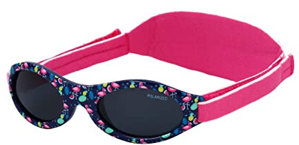 Kiddus Lunettes de Soleil Bébé Fille Garçon 6-18 Mois Polarisées CAT4 UV400, Protection 100% UVA UVB, Bande Ajustable Néoprène, Sans BPA
