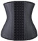 YIANNA Waist Trainer Women 4 Hooks Latex Tummy Control Corset Body Shaper Cincher Shapewear Girdle For Slimming Sport Black 11787 M