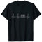 Klavier Herzschlag mit Piano für Pianist und Klavierspieler T-Shirt