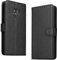 Handyhülle für Samsung Galaxy S9, Leder Handytasche Klapphülle Flip Case Brieftasche mit Kartenfach/Magnetverschluss Lederhülle mit RFID Schutz für Samsung Galaxy S9, Schwarz