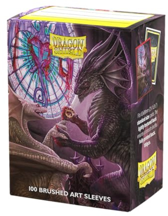 Dragon Shield | Brushed Art Sleeves | Valentine 2022 | 100 CT - Smooth & Tough Premium TCG Sleeves | Compatible with Pokemon, Flesh & Blood, One Piece & Magic the Gathering