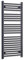 companyblue 550mm Wide Matt Black Heated Towel Rail Radiator Flat Ladder for Stylish Bathroom (1200mm high x 550mm wide)