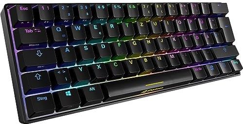 Sharkoon, usb, Skiller SGK50 S4 bk Kailh Brown, Gaming-Tastatur, schwarz