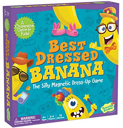Peaceable Kingdom Best Dressed Banana Cooperative Brettspiel - Ideal für 2-4 Spieler ab 4 Jahren