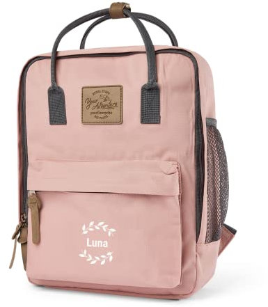 your surprise Beagles Originals Rucksack personalisiert mit Name (Rosa)