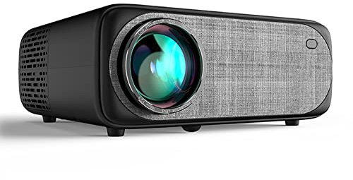 Rwlre Portable LED Projectors, Full HD Projector 1080P WiFi LED Video Proyector Home Theater Android TV BOX 4K Projector Movie Cinema Phone Beamer (Color : Android Version)