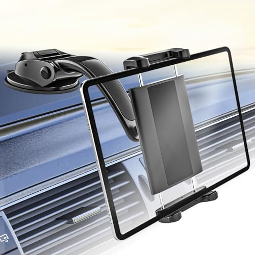 Kolasels Armaturenbrett-Tablet-Halterung, LKW-Armaturenbrett, Windschutzscheibe, iPad & Handy-Ständer mit starkem klebrigem Gel-Saugnapf für iPad Pro 9.7, 11, 12.9,Air,Mini,33,0.03 cm D Geräte