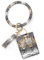 Yowablo Ellipse mit Geldb鰎se Halterung Large Schl黶selanh鋘ger Quassen-Anh鋘ger Schl黶sel Schl黶sel Wristban Card Zubeh鰎 Ringe Werfen Kinder