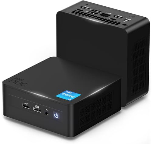 Intel NUC 13 Pro Mini PC, Core i5-1340 Prozessor Mini Computer (12C/16T/12M Cache), 16GB DDR4 512GB SSD Mini PC Windows 11 Pro, NUC 13 i5 Mini Desktop PC/8K/4K Quad Display/WiFi6E/BT5.3/Thunderbolt 4