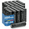 KAMCY Batterie AA, Pile AA Stilo Alcaline 1,5V ad Alta Capacità Batteria LR6 Lunga Durata di 10 Anni - Confezione da 48, per giocattoli, torce, telecomandi, dispositivi Smart Home
