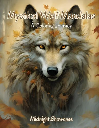 Mystical Wolf Mandalas A Coloring Journey
