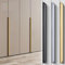 nezih Hidden Furniture Handles Gold Black Modern Aluminum Alloy Wardrobe Drawer Knobs Long Kitchen Cabinet Pulls Cupboard Door Handles 1Pcs (Color : Bronze Gold, Size : Length-1000mm)