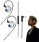 In-Ear Earphones, In-Ear Earphones - Wired HiFi In-Ear Headphones - Ergonomic Metal Shell Earphones with High Clarity Sound - Includes