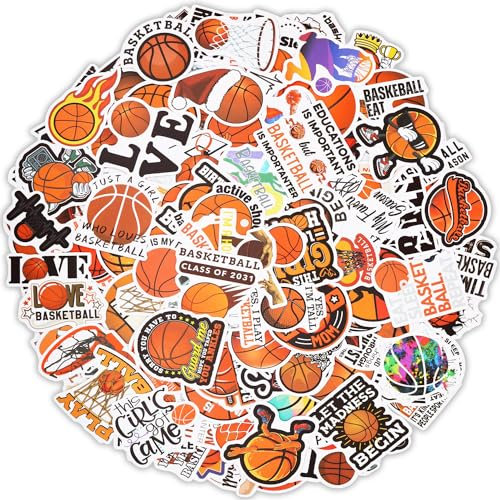Huaxintoys Wasserfeste Sticker Set, Basketball Aufkleber Trash Talk Aufkleber für Laptop Fahrrad Scrapbook Skate Motorrad Koffer Skateboard Helm Graffiti Deko Vinyl Sticker (120 pcs)