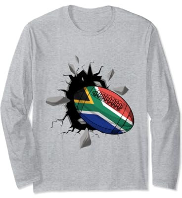 Südafrika Rugby Trikot Rugby South Africa Rugby Langarmshirt