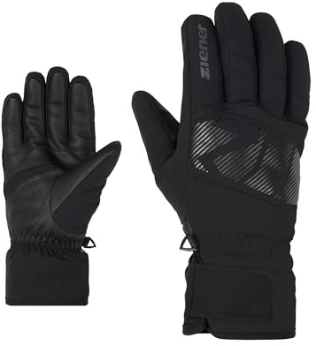 Ziener Erwachsene GALIBO Ski-Handschuhe/Wintersport | Gore-Tex, warm, atmungsaktiv, Black, 10