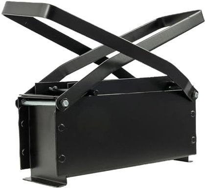 Newspaper Briquette Maker - Paper Log Brick Press Machine - DIY Recycle Newspaper Into Fire Logs for Heating Stoves - Eco-Friendly Home Tool