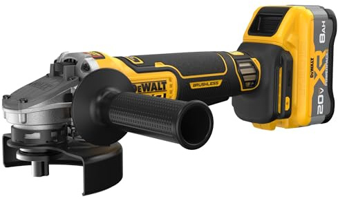 DEWALT 20V MAX XR Brushless Cordless 4-1/2 in. - 5 in. Angle Grinder Kit with XR POWERPACK (DCG410WW1)