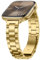 Anlinser Bracelets Métal Compatible avec Bracelet Apple Watch pour Femme 42mm 41mm 40mm 38mm, Bande Fine en Acier Inoxydable pour iWatch Série 10 9 8 7 6 5 4 3 2 1 SE (Or)