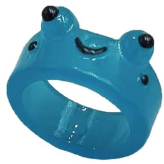 Leuchtende Ringe, Frosch, lustig, Tier, handgefertigt, geeignet für Mädchen, Kinder