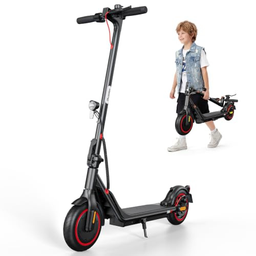 iScooter Kinder E Scooter für Kinder 8-14-16 Jahre, 500/250W Max 30/20/15km Reichweite Eektroroller, ABE Faltbarer E Roller für Teenager straßenzulassung mit 10/8,5/6 Zoll Luftreifen, APP, 3 Fahrmodi