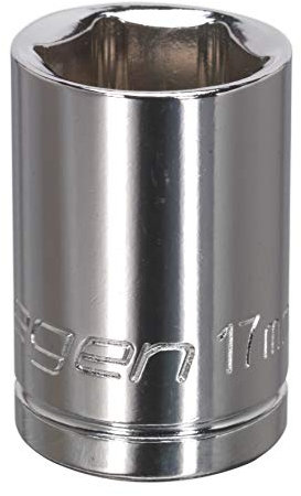 Siegen by Sealey WallDrive® Socket 17mm 1/2Sq Drive - S0655