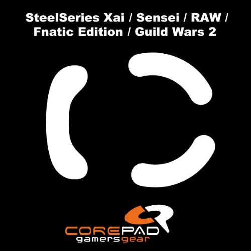 Corepad Skatez Pro 18 Mausfüße für SteelSeries XAI - SteelSeries Sensei - SteelSeries Sensei MLG - SteelSeries Sensei RAW - SteelSeries Sensei Fnatic - SteelSeries Sensei Guild Wars 2