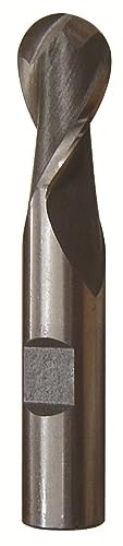 Drill America - DWCT1132 3/4 X 3/4 High Speed Steel 2 Flute Single End Ball End Mill, DWC Series