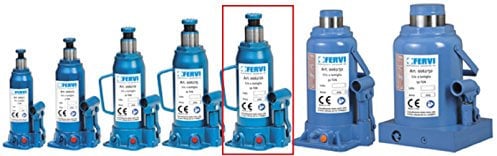 CRIC IDRAULICO A BOTTIGLIA 15T FERVI 0062/15