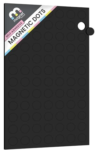 132 x selbstklebende Magnet-Kreise (12,5 mm Durchmesser), wählen Sie Ihre Stärke, kleine und runde Scheiben mit starker Anziehkraft, Magnete von The Fridge Magnet Shop, 1.0mm thick