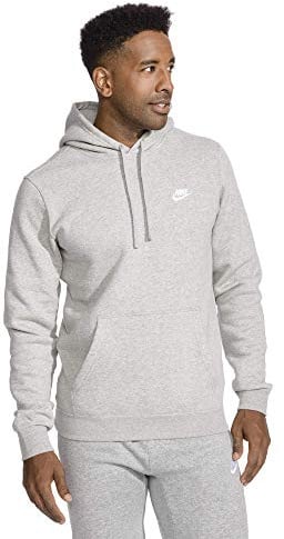 Nike Hoodie NSW Po FLC Club Size: L. Colour: Dark Grey Heather