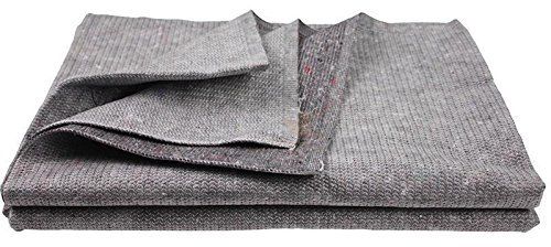 dimapax 3 x Umzugsdecken 140 x 210 cm Möbeldecken Lagerdecken Umzug Packdecken Transport-Decken zum Schutz für Möbel