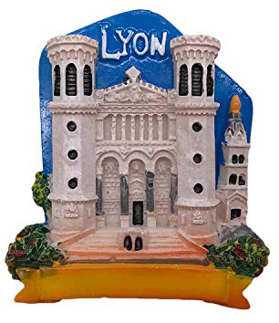3D Lyon Frankreich Kühlschrank Kühlschrankmagnet Tourist Souvenirs Handmade Harz Handwerk Magnetische Aufkleber Home Küche Dekoration Reise Geschenk