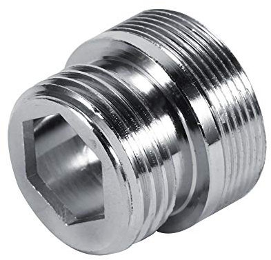 Adaptateur d'aérateur Facile Installer, 1 PC 4 Tailles 22mm 24mm Cuisine G1 / 2 Robinet purificateur d'eau en cuivre Accessoires pour Adaptateur d'aérateur(24mmto15mm)