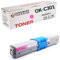 UniversoPatrona® Kompatibler Toner No OEM für Drucker C301 C321 MC332 MC342 5 Toner kompatibel für Oki C301dn C321dn MC332dn MC342dn MC342dnw MC342dw MC342w C301 MAGENTA