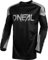 O'NEAL | Jersey | Enduro Motocross | Atmungsaktives Material, Maximale Bewegungsfreiheit, Verlängerter Rücken | Jersey Matrix Ridewear | Erwachsene | Schwarz Grau | Größe L