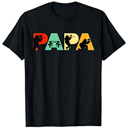 Paintball-Papa-T-Shirt, Lustiges Geschenk zum Papa-Vatertag T-Shirt